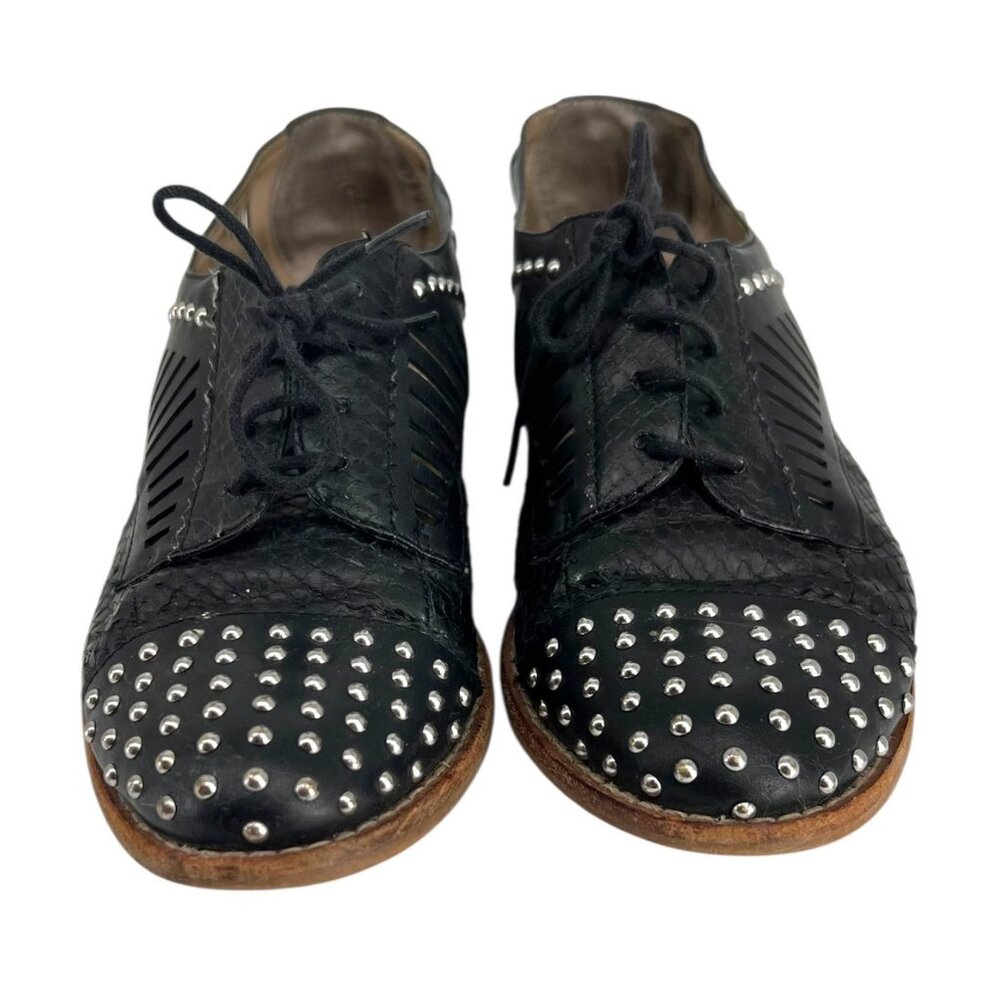 Sam Edelman Jayden Oxford Studded Loafers - Picture 3 of 5
